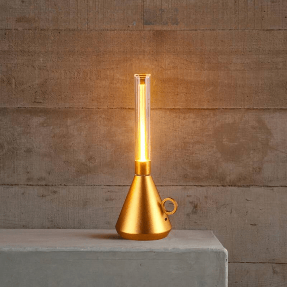 Livonez – Draagbare LED Lantaarn voor de Woonkamer - Livonez - GOUD - QGT - 462
