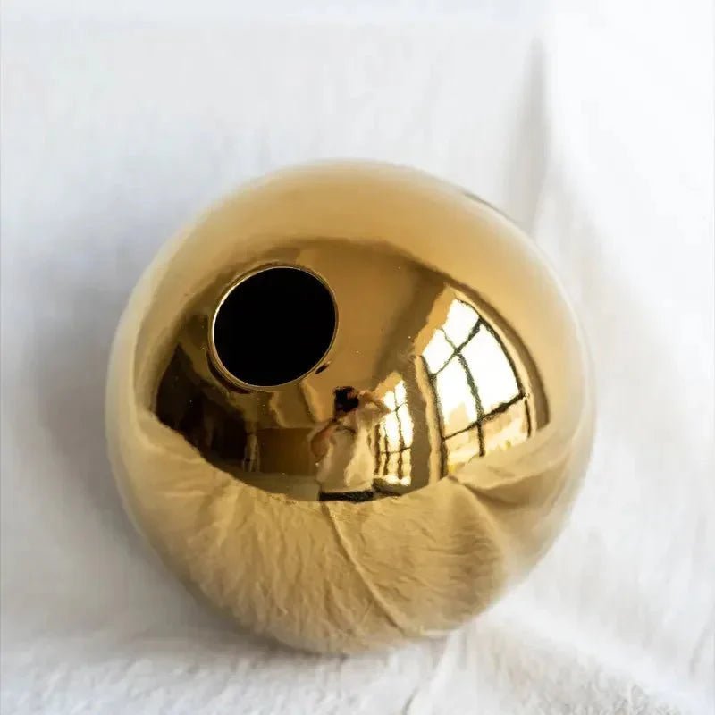 Livonez - Gouden keramische bolvaas - LivonezLIV - KLEIN - YAC - 239