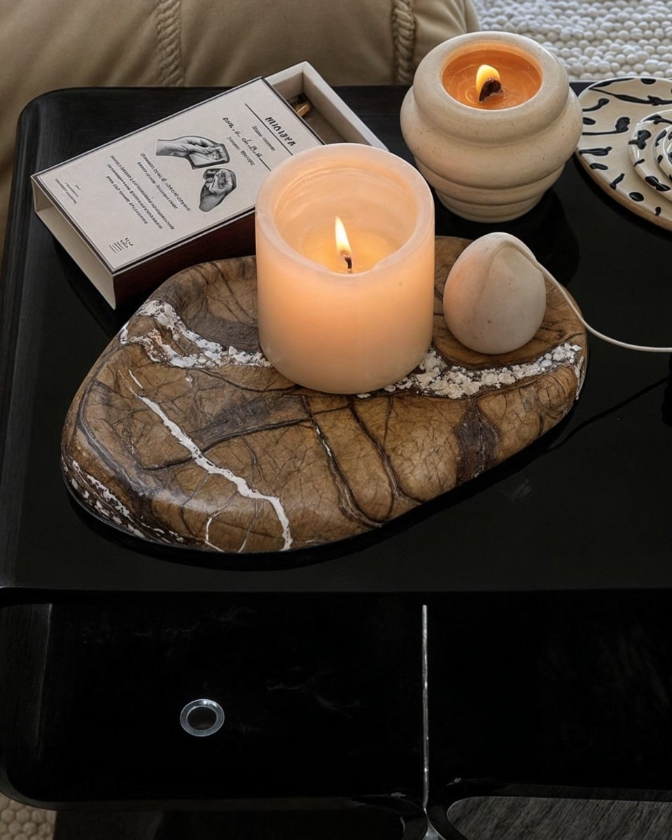 Livonez – Marmeren Decoratief Fad - LivonezLIV - STANDAARDTITEL - IZF - 219