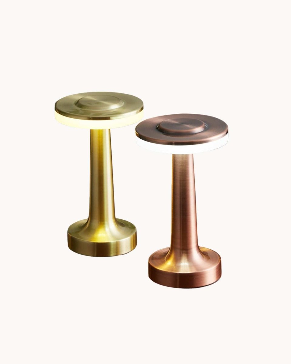 Livonez - Retro Tafellamp voor de Eethoek - LivonezLIV - GOUD - QFF - 277